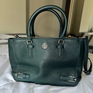 Tory Burch Green Satchel